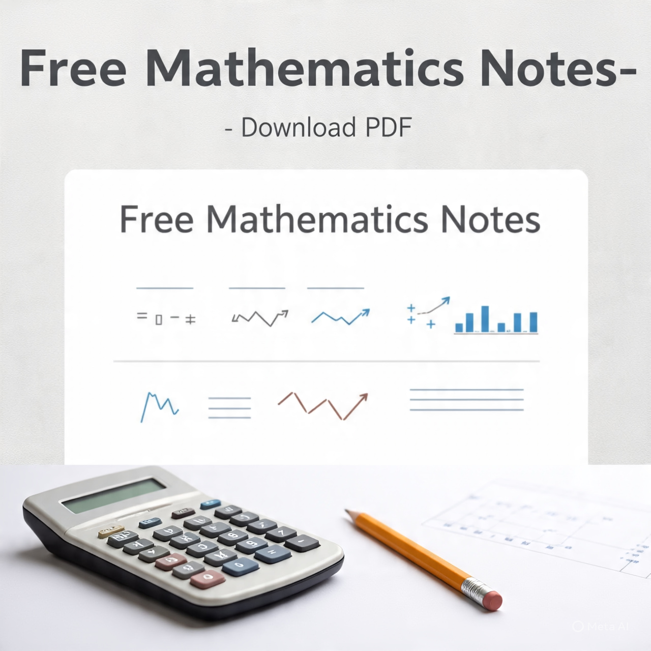Free Mathematics Notes — Download PDF with Formulas & Solved Exercises